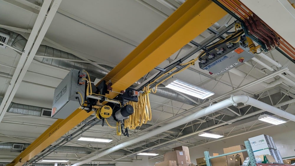 2 Ton, Shaw-Box, 37' 1" Span, 22' Lift, Class D, Pendant, VFD Bridge, 2015 [#2629] - Image 5