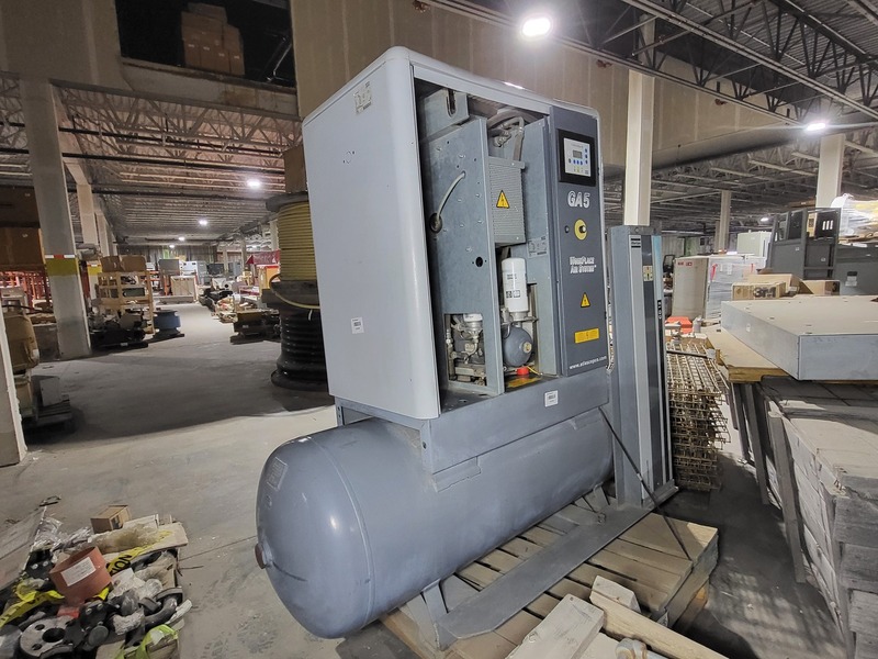 26 cfm, 131 psi, Atlas Copco #GA5, Rotary Screw Air Compressor, 7 HP, 240 V., 3-Ph., 2006 - Image 8
