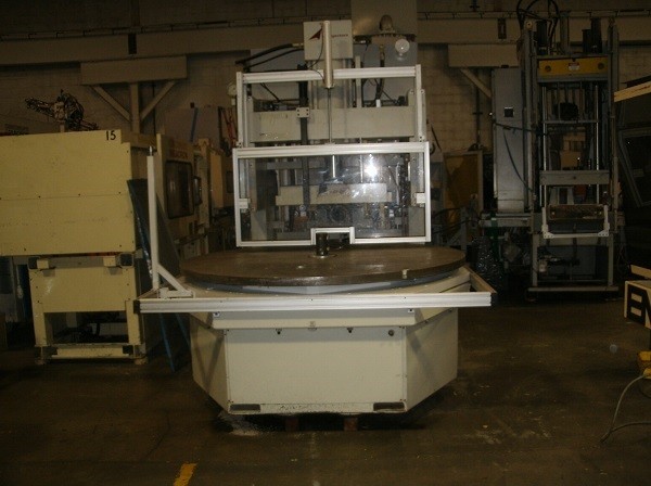 130 Ton, 9.93 oz., Autojectors #WDTHC130-4 Special, Vertical Rotary Injection Mold Machine, 2000 - Image 1