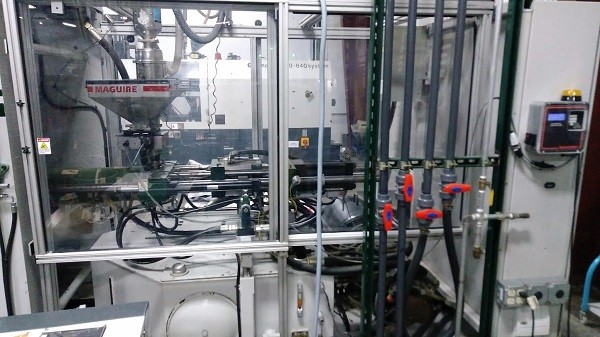130 Ton, 9.93 oz., Autojectors #WDTHC130-4 Special, Vertical Rotary Injection Mold Machine, 2000 - Image 7