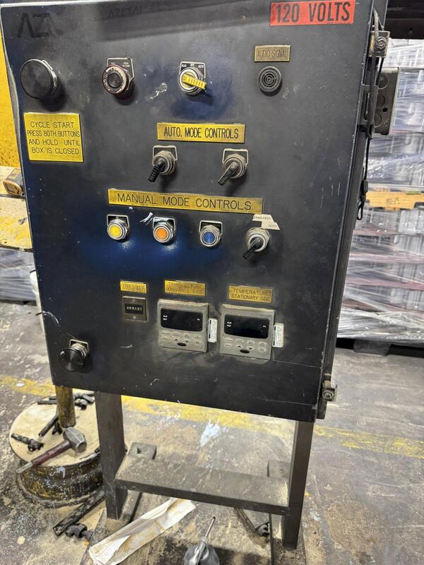 Dependable #400, shell core machine with gas system & controls, air operated rollover, feed with blow tank - Image 4