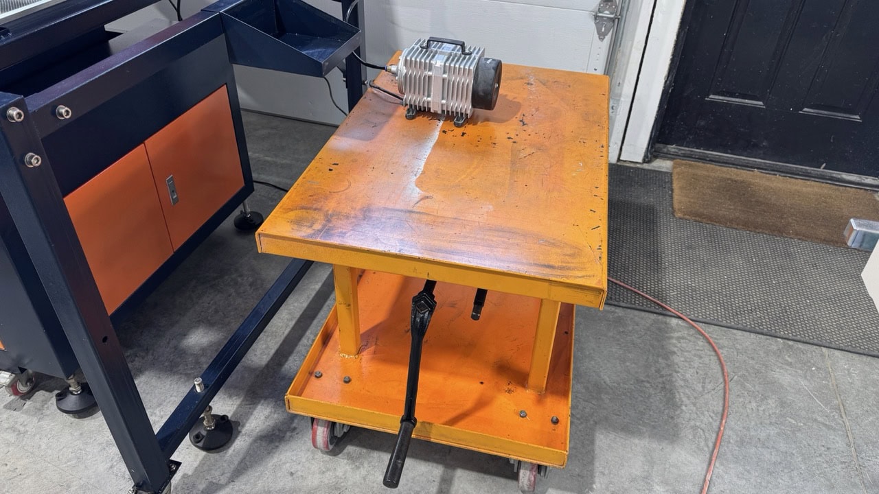 Associated Pacific Lazer #4024, CO2 CNC Laser Engraver, 80 watt, 40" x 24" Table, 110 V., Air Assist Pump - Image 6