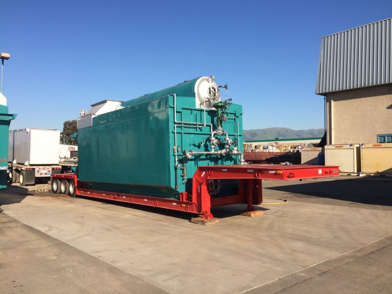 75000 PPH Nebraska, 350 psi, gas, low NOx, 2.5 ppm NOx option, used w/warranty - Image 1