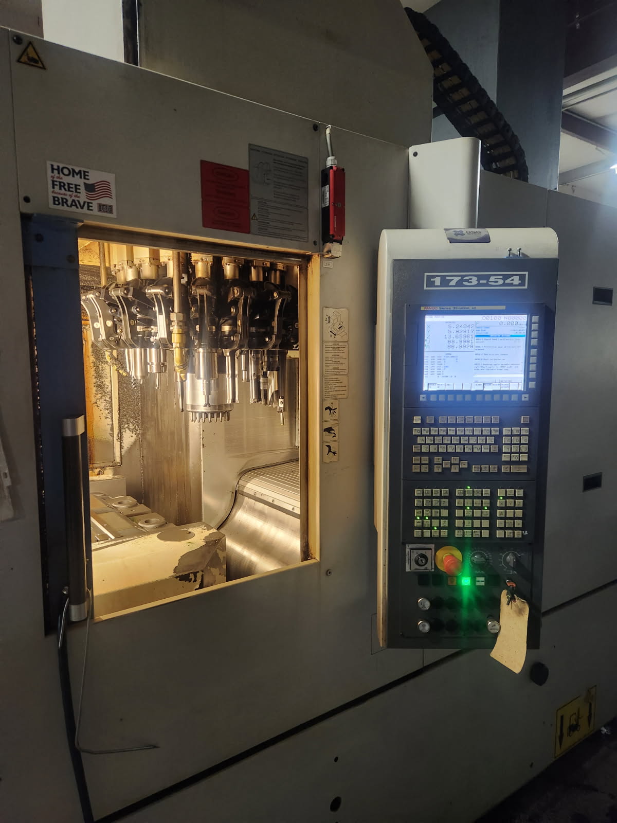 Chiron #FZ15W, 5-Axis Vertical Machining Center, 21.6" X, 15.7" Y, 16.7" Z, 10500 RPM, 50 HP, CAT 40, 20 - Image 2