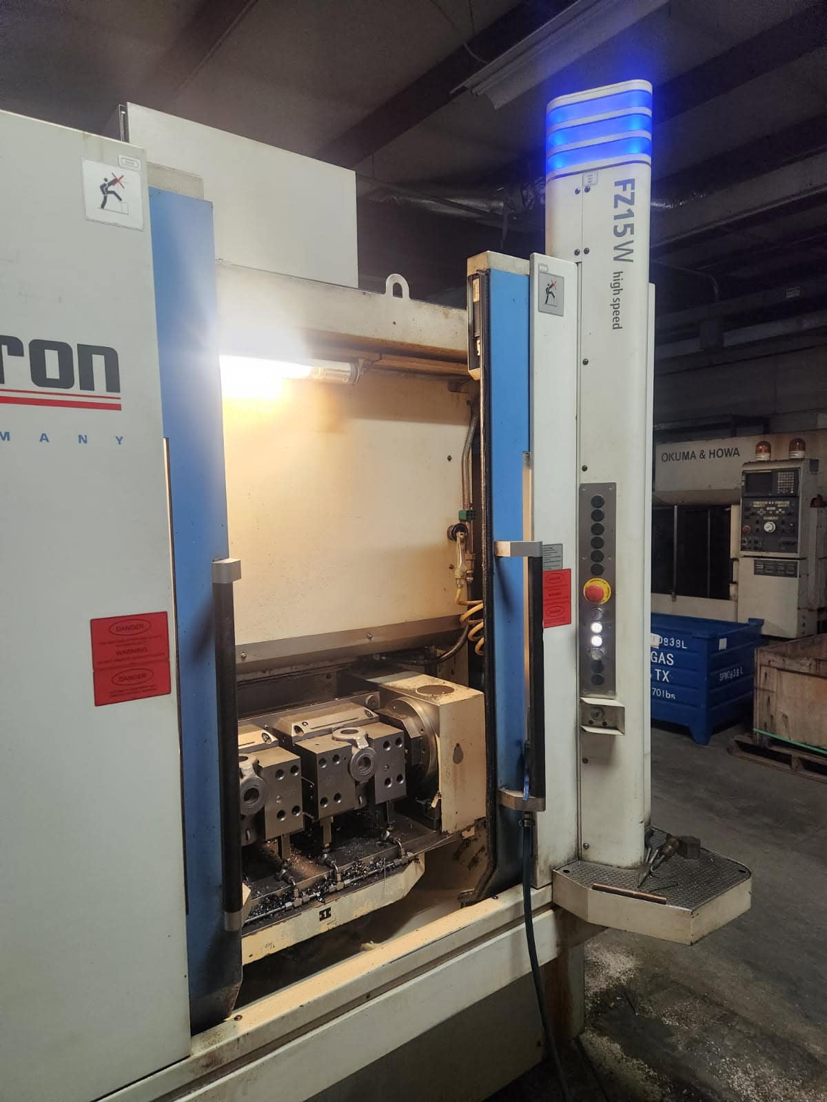 Chiron #FZ15W, 5-Axis Vertical Machining Center, 21.6" X, 15.7" Y, 16.7" Z, 10500 RPM, 50 HP, CAT 40, 20 - Image 6