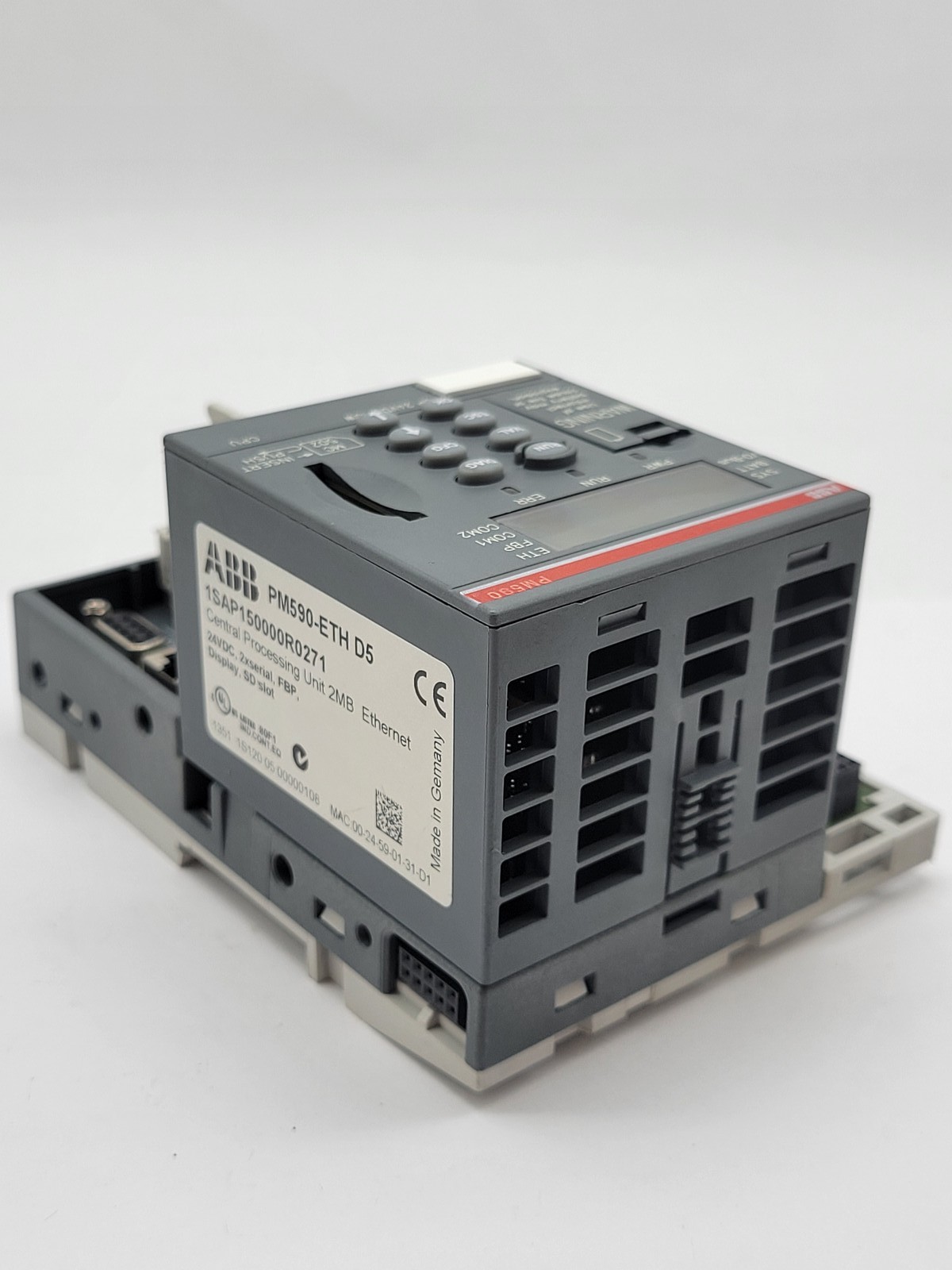 ABB #PM590-ETH-D5, Central Processing Unit, 1SAP150000R0271, 2MB, 24V., 10Wire - Image 7