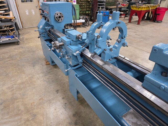 19" x 80" Leblond #6E-REGAL, engine lathe, 12.25" swing over cross slide, 80" centers, 1.8" bore, 2x Steady - Image 2
