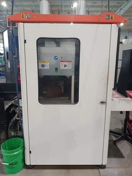 Lissmac #SMD-123-RE, deburring & edge rounding machine, 37.4" width, 38.2" x 74.8" belt, LNS Hydroexpress 320 - Image 3
