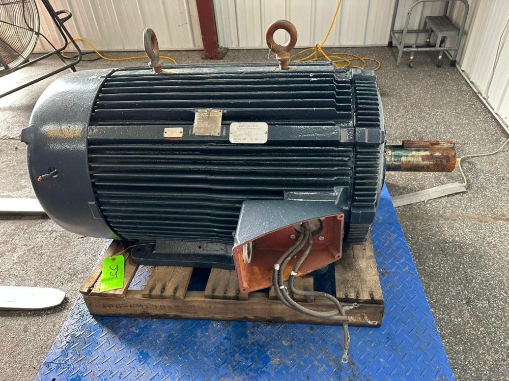 250 HP 1780 RPM Westinghouse, Frame 449T, TEFC, Rebuilt Spare, 2300 Volts - Image 9