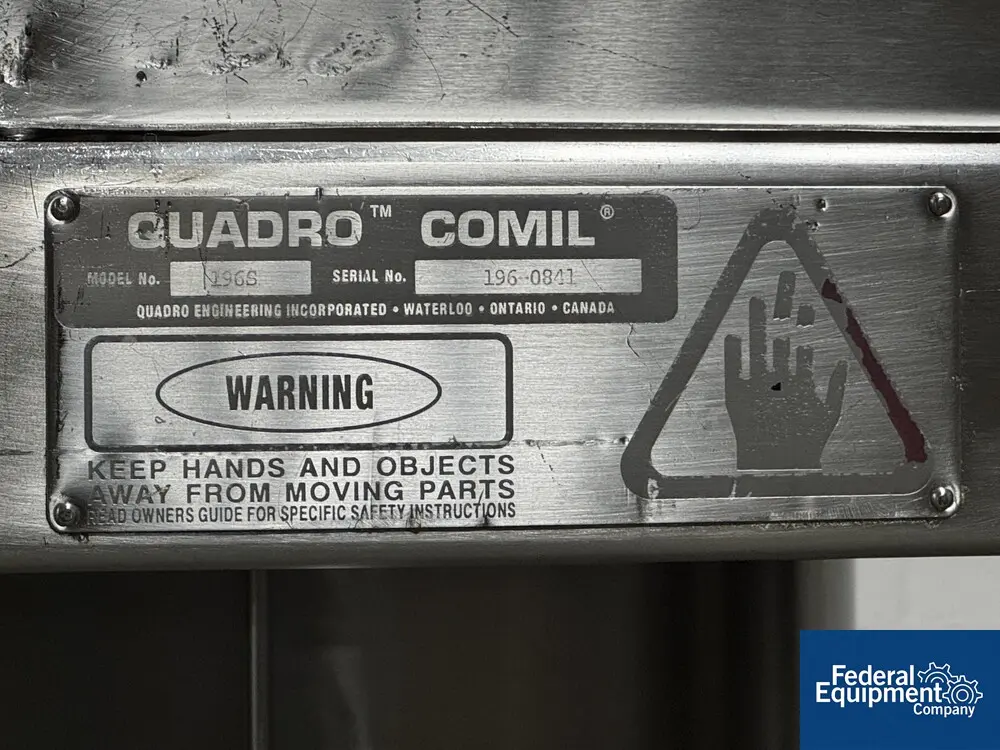 Quadro Comil #196S, Stainless Steel, 7.5 HP, explosion proof - Image 2