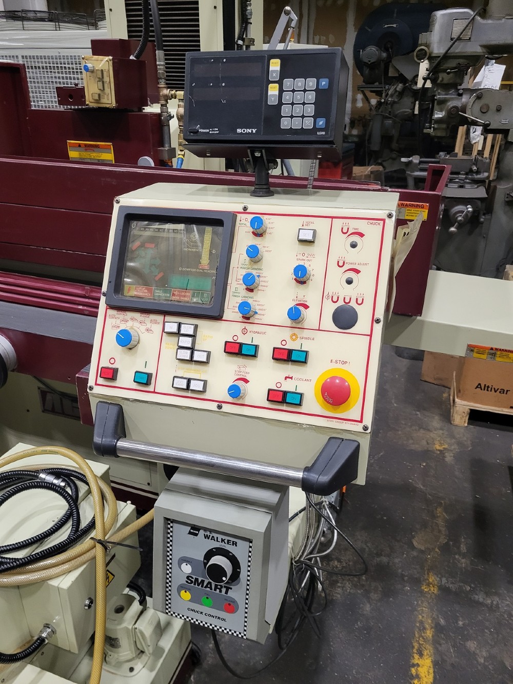 12" x 24" Acer #Supra-1428AHD, 3-Axis Automatic Hydraulic Surface Grinder, O.S. Walker Perm. Mag Chuck, Super - Image 3