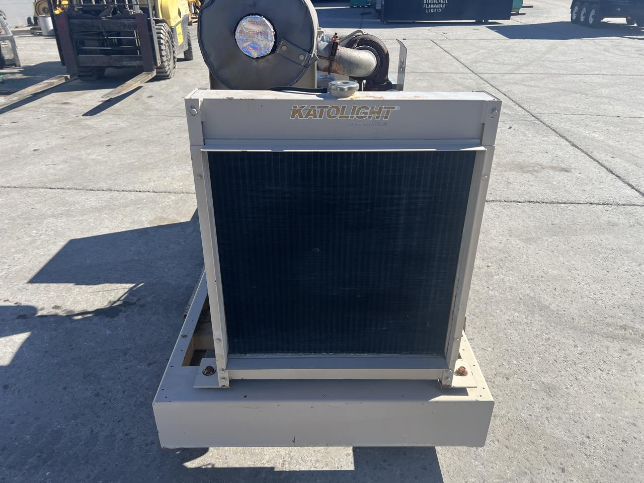 105 KW Kato light #6068TF150, diesel generator, 6.8 liter John Deere engine, open skid, 120/240 Volts, 788 - Image 3