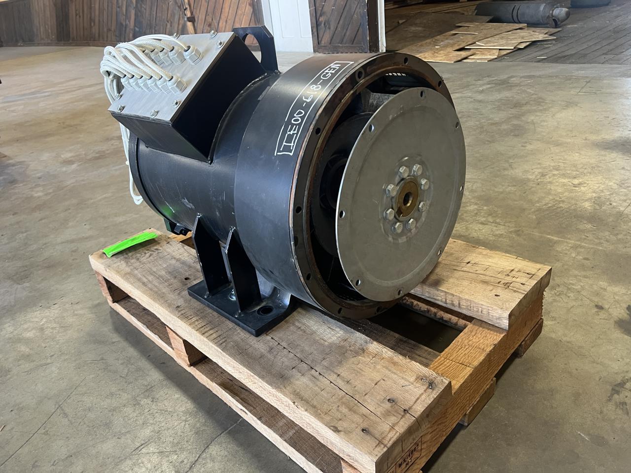 30 KW, Marelli #88-21007, continuous generator end, 12 wire, 50 hours - Image 2