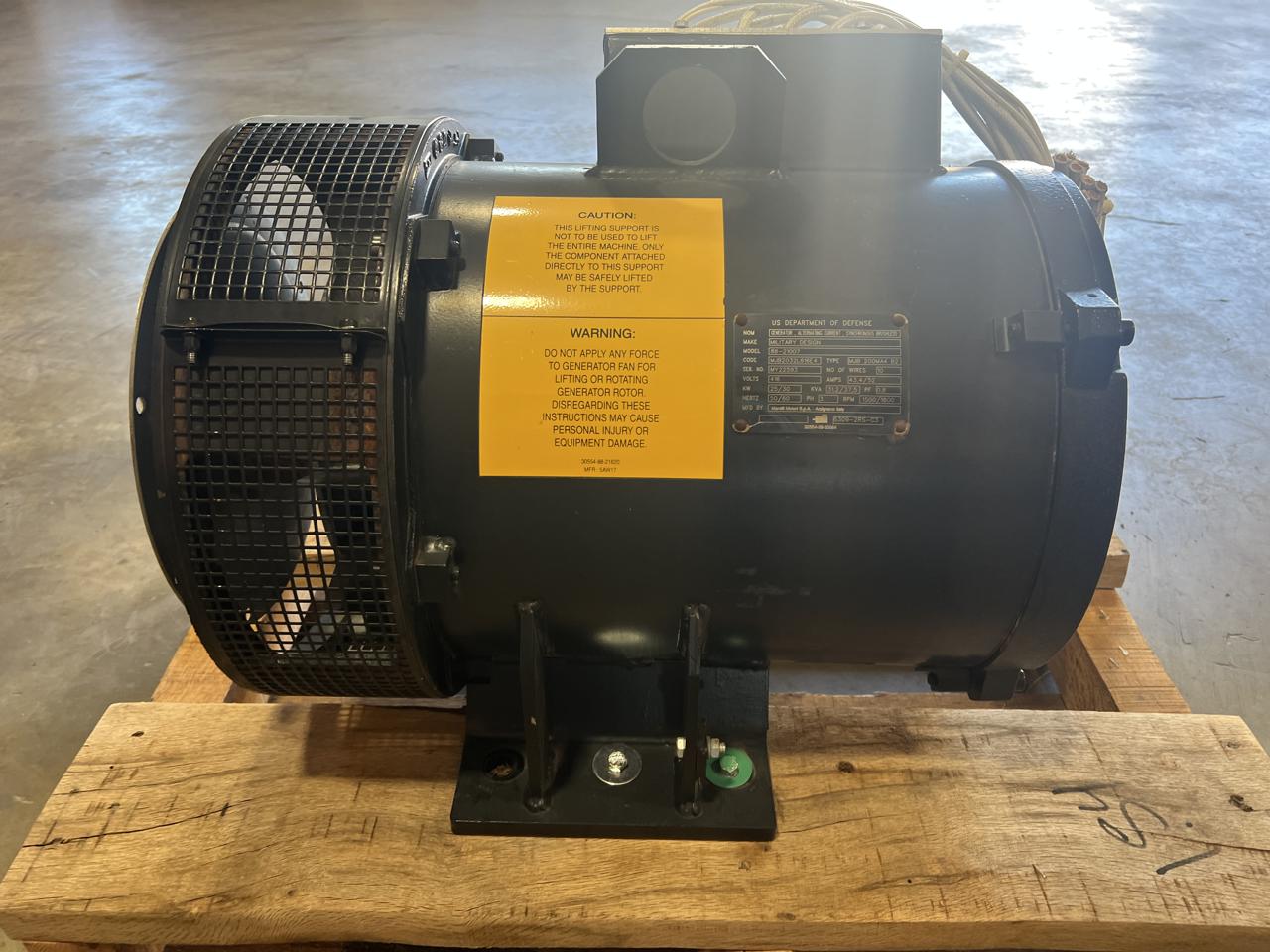 30 KW, Marelli #88-21007, continuous generator end, 12 wire, 50 hours - Image 5