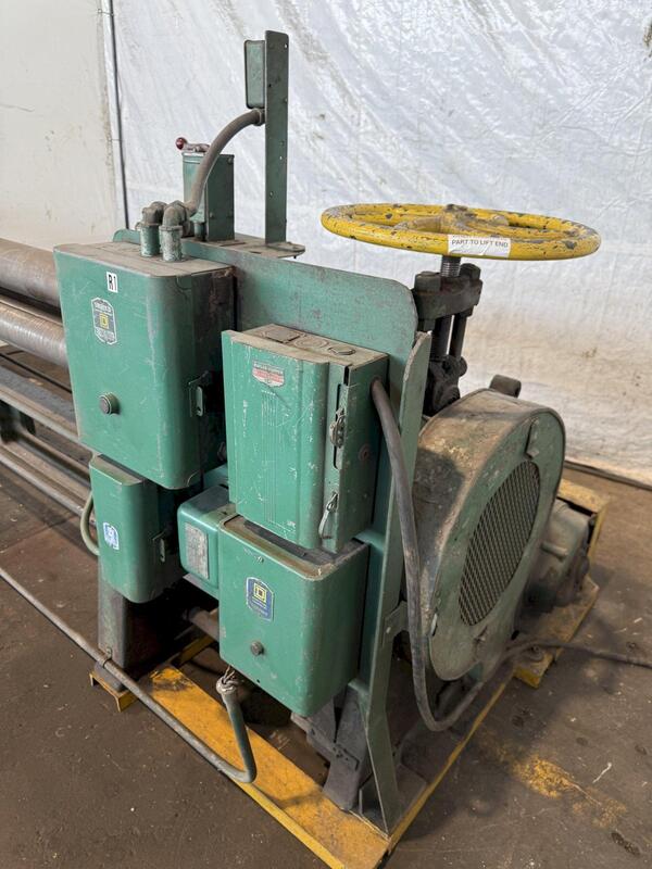 6' x 3/16" Pexto, 3-roll plate roll - Image 4