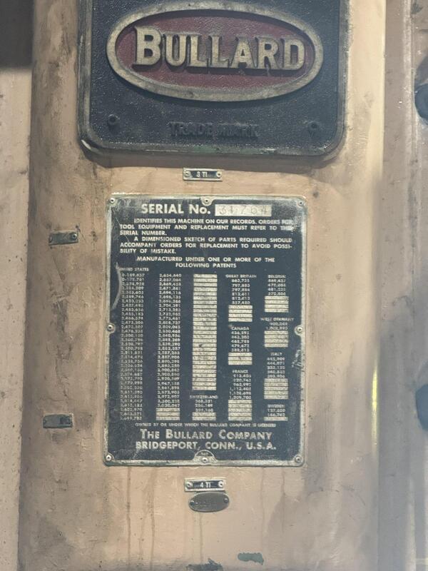 86" Bullard #Dynatrol, vertical turret lathe, 96" swing, 72" under ram, 60" under rail - Image 5