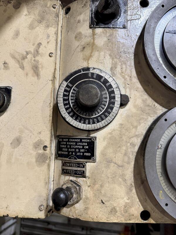 86" Bullard #Dynatrol, vertical turret lathe, 96" swing, 72" under ram, 60" under rail - Image 8