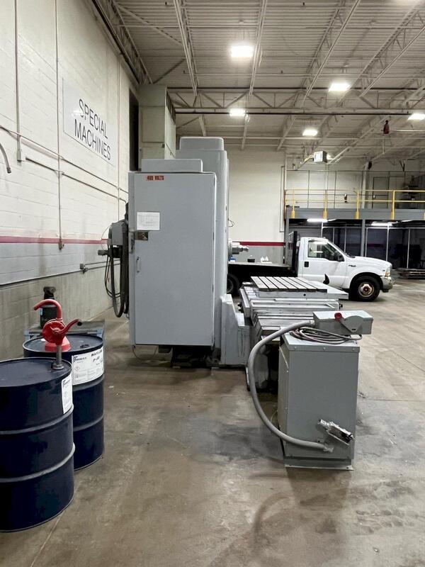 4" Devlieg #43K-72, horizontal boring mill, 20" X, 20" Y, #50, 48" spindle travel, 21-1000 RPM, 40" x72" tbl. - Image 9