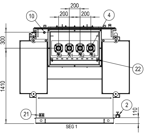 1500 KVA 13200 Primary, 480 Secondary, Voltran, pad mounted transformer, new, 2025 - Image 2