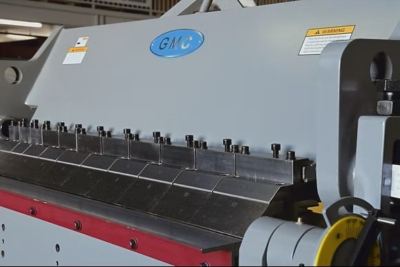 10 gauge x 4' GMC #HBB-0410, hydraulic box & pan brake, 6.02" max box & pan depth, 5 HP, new - Image 3