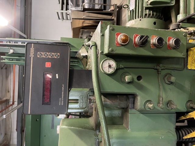 10 gauge x 12' Wysong #10-144, mechanical shear, 36" power back gauge with digital read out, 15 HP, 55 SPM - Image 2