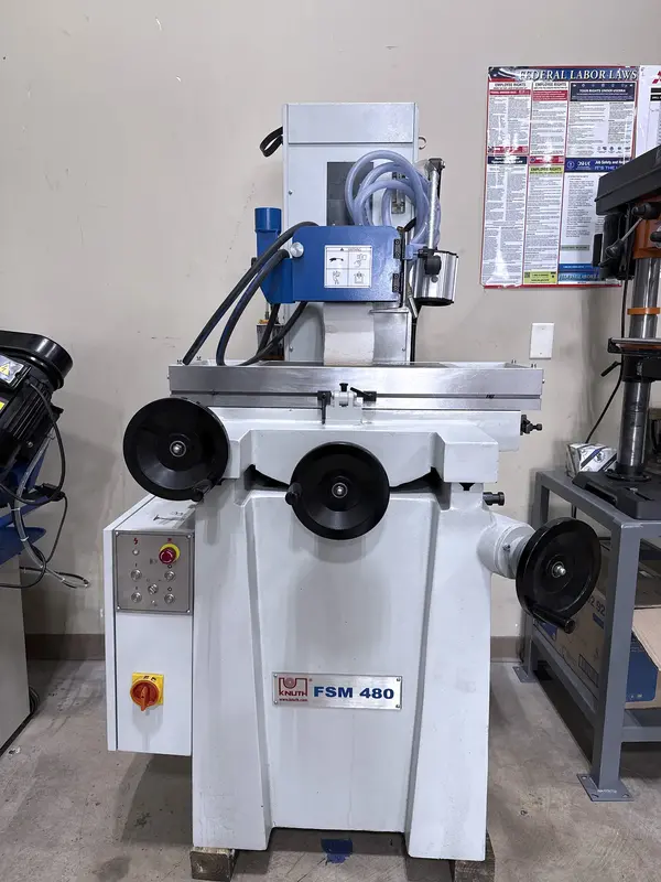 8" x 18" Knuth #FSM-480, reciprocating surface grinders, 2024 - Image 1