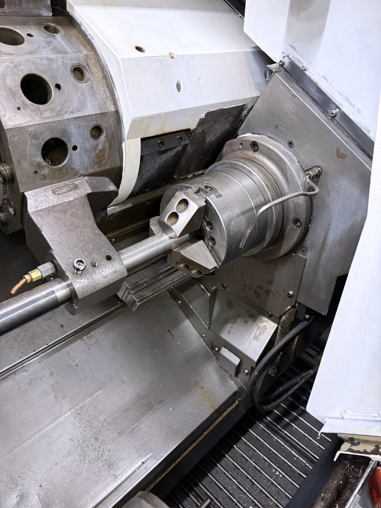 Mazak #QTN-200MS, CNC lathe, 8" chuck, 2.5" bar, A2-6, 12 turret, 35 HP, 5000 RPM, tool presetter, sub - Image 5