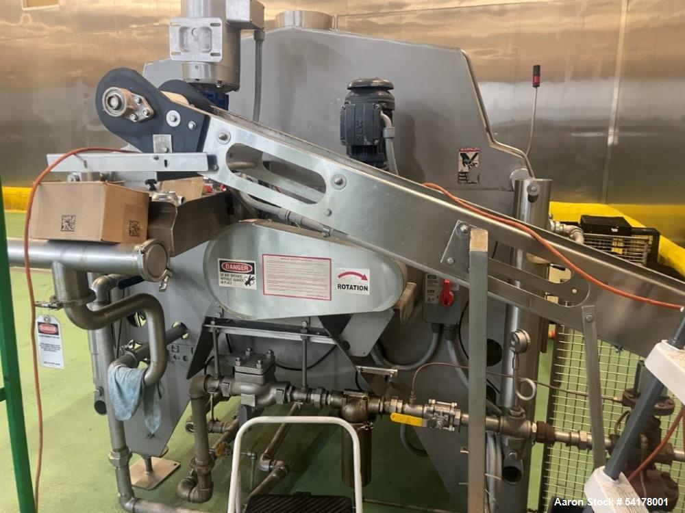 Lyco #Clean Flow CKFF, Blancher, Stainless Steel, 7' Chamber, 40" infeed diameter, cooling to under 40°F - Image 5
