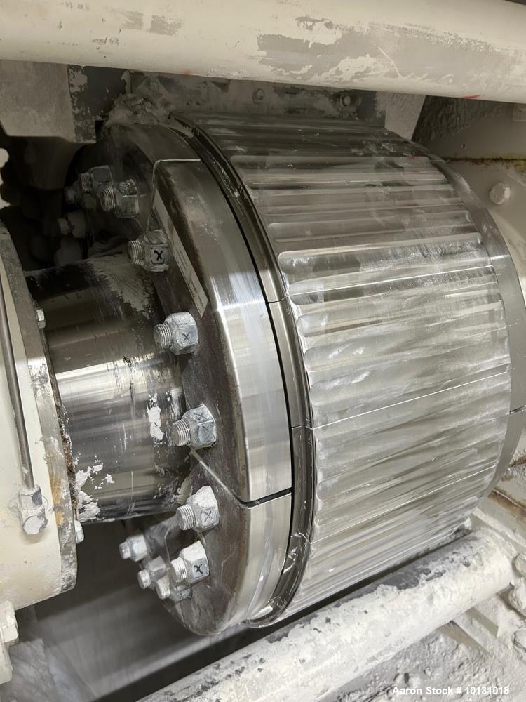 Hosokawa Alpine Acme-Gridley #MS-300, Briquetter Compactor, 3000 KN, (2) 27.7" x 11.1" wide rolls, Screw - Image 9