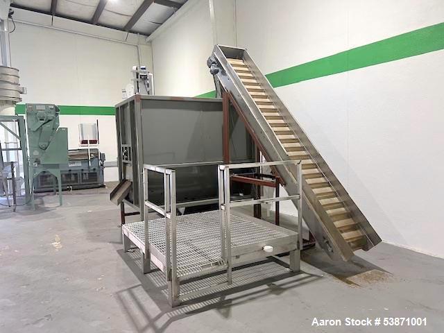 Herb Processing Line, 36" x 72" stainless steel drum screen, Vibratory Screener, 48" diameter Sweco Sifter - Image 3