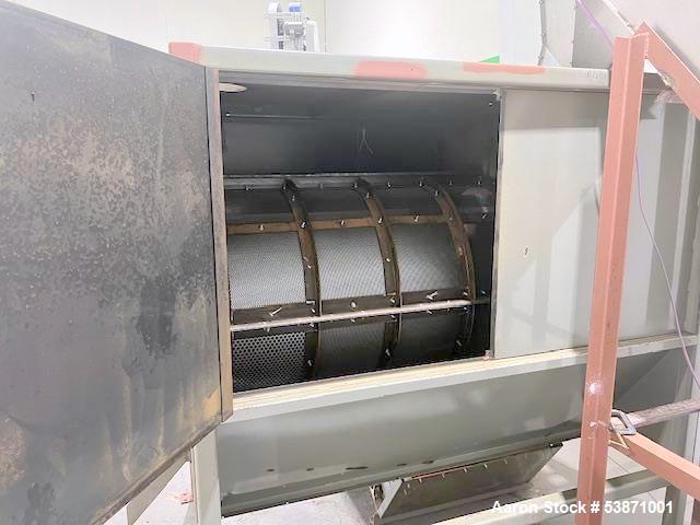 Herb Processing Line, 36" x 72" stainless steel drum screen, Vibratory Screener, 48" diameter Sweco Sifter - Image 6