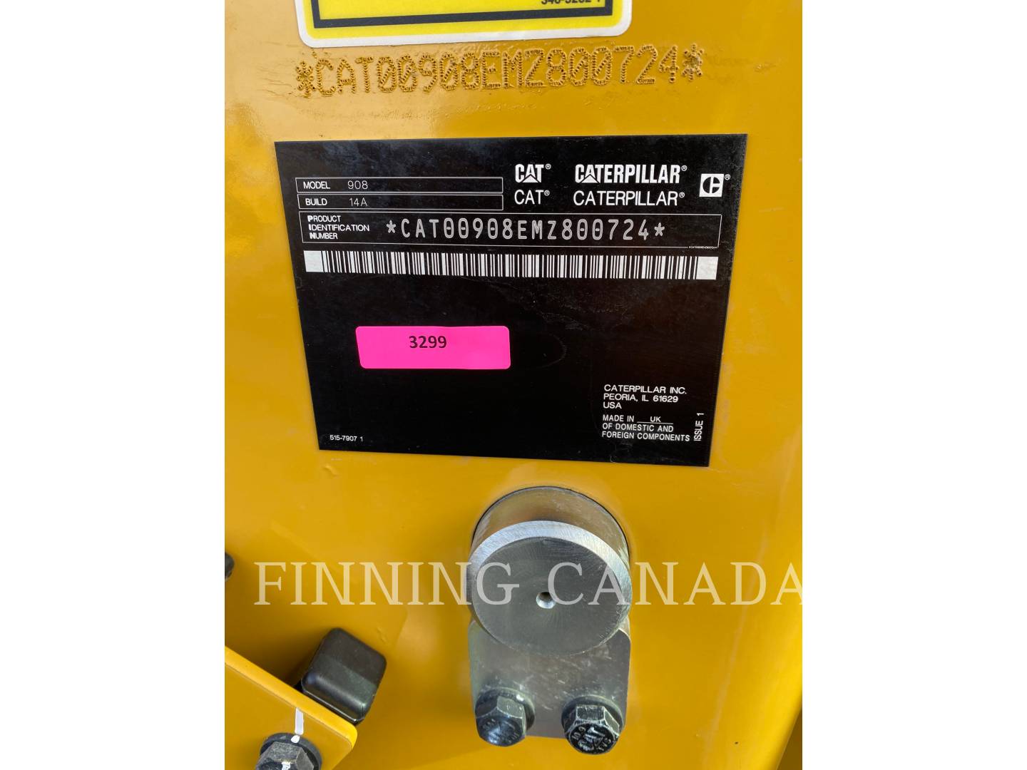 Cat 908-14, Wheel Loader, 565 hours, S/N: MZ800724, 2024 - Image 5