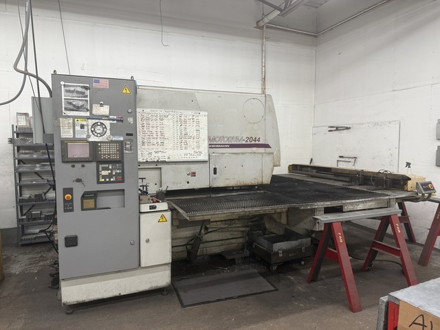 22 Ton, Murata #Motorum-2044, CNC turret punch press, Fanuc Control, 22 station, 2 automatic index, 1999 - Image 2