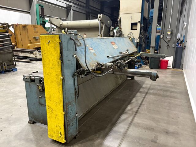 1/4" x 10' Niagara #IF-10-1/4, shear, 36" back gauge, 15 HP - Image 6
