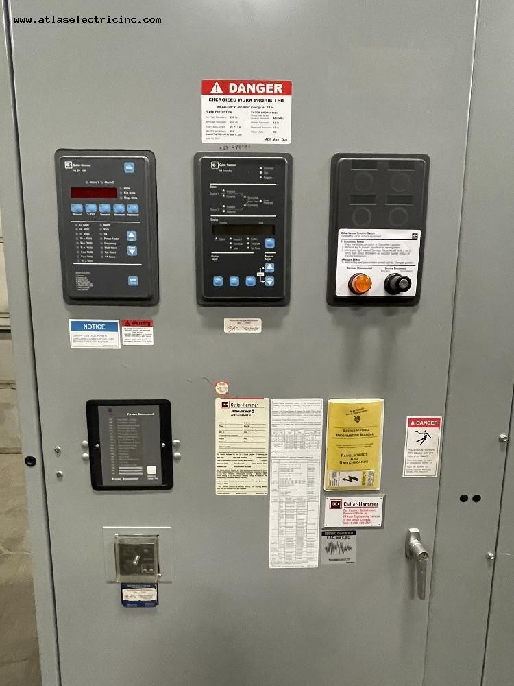 2500 Amp. Cutler Hammer, Automatic Transfer Switch N1 Enclosure Catalog Number ATVISPC3200XSU - Image 3