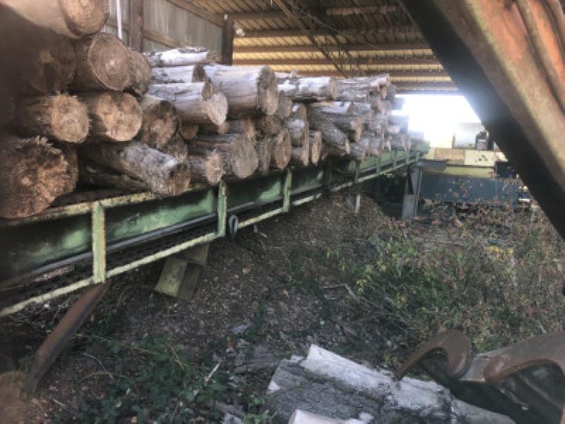 Jackson #30D10H, Shaving Mill, 66" Hopper Box, 24" x 20' belt conveyor, 32' Log Deck, Knife Sharpener, 2002 - Image 1