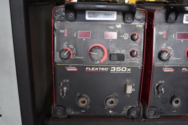 lincoln #flextec 350x, 4-Bank Welder Rack System, 350 Amps, 460 V. - Image 4