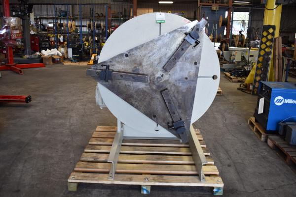 4500 lb. Pandjiris #45-12AB, Welding Positioner, 600 Amp. copper ground, Powered Gear Tilt, 460 V., C-48 - Image 2