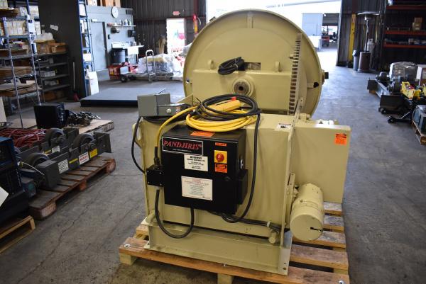 4500 lb. Pandjiris #45-12AB, Welding Positioner, 600 Amp. copper ground, Powered Gear Tilt, 460 V., C-48 - Image 4