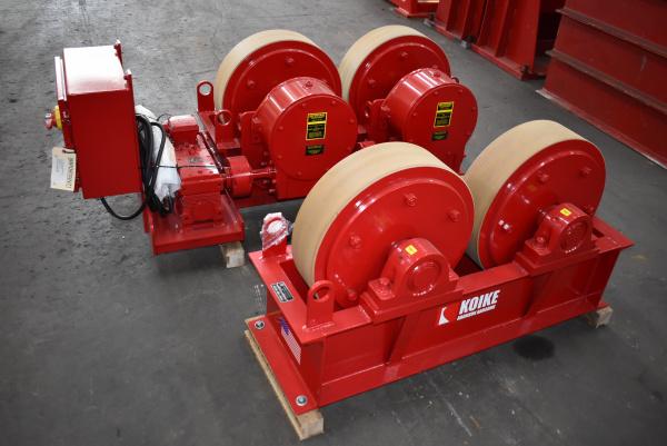 50 Ton, Koike Ransome #50PRM/25IRM, Micarta Turbine Rotators, 8-32" diameter range, 1.3-63 IPM, 460 V. - Image 1