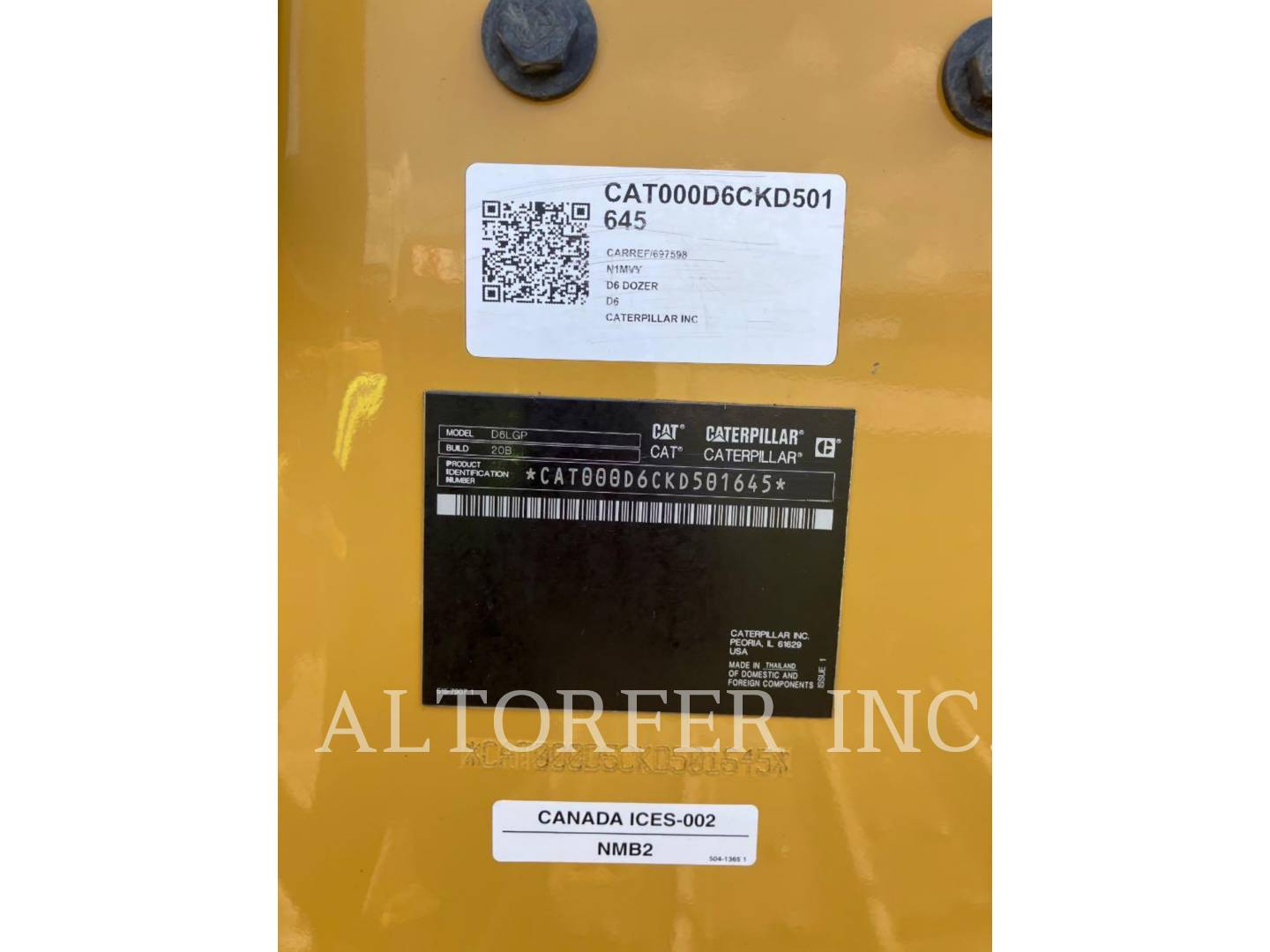 Caterpillar D6-20VPAT, Crawler Dozer, 1746 hours, S/N: KD501645, 2024 - Image 6