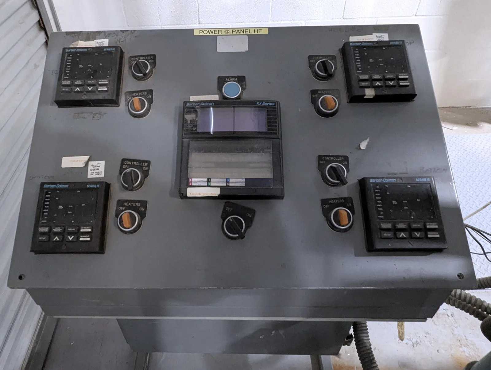 150 Ton, Dake #18-293, 4-post, hydraulic press, 28" stroke, 36" open, PLC Control, 1980 - Image 7