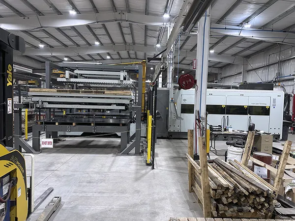 BLM #LS-5-Fiber, fiber laser, 8000 watts, 60" x120"tbl., chiller, dust collector, 2022 - Image 1