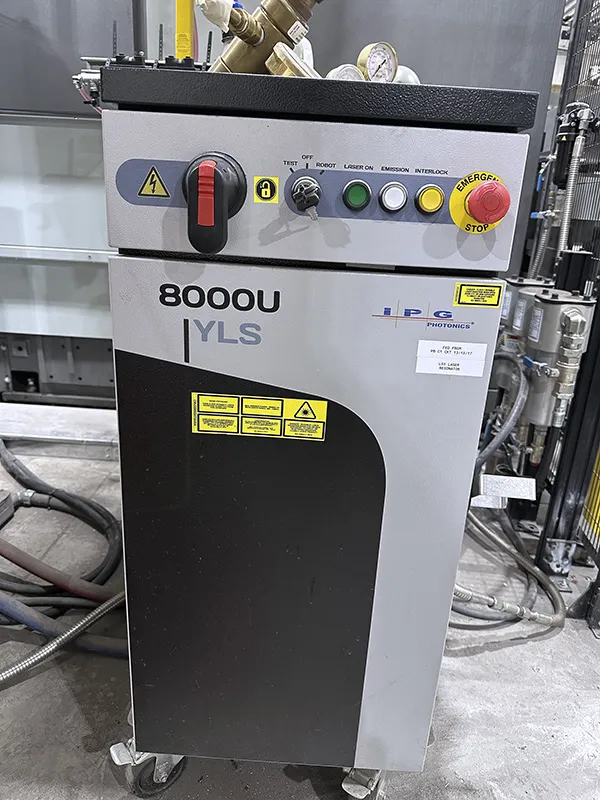 BLM #LS-5-Fiber, fiber laser, 8000 watts, 60" x120"tbl., chiller, dust collector, 2022 - Image 6