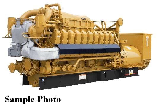 2050 KW Caterpillar #G3520C, Natural Gas generator set, 480 Volts - Image 1