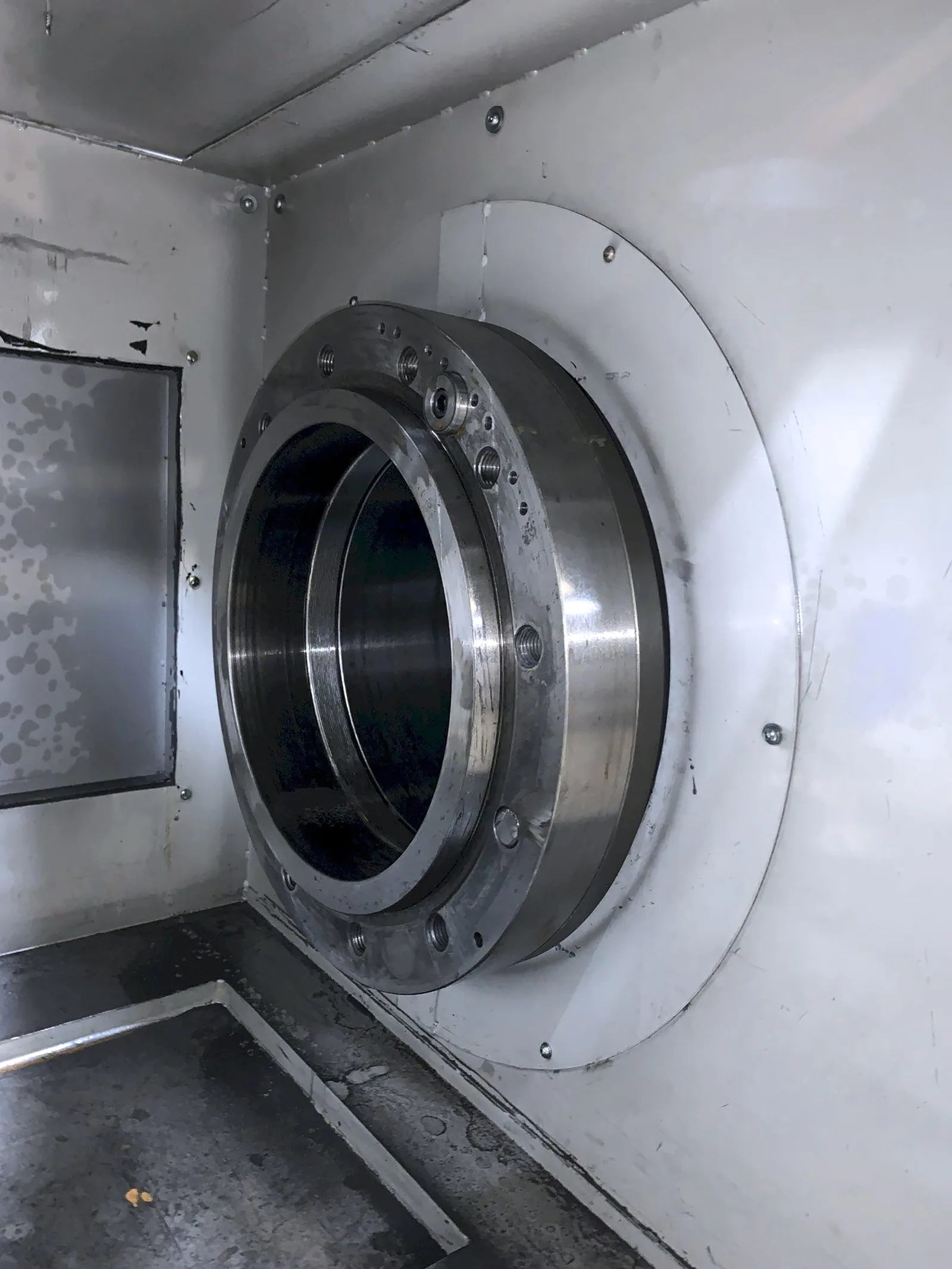 Milltronics #ML-40/160, CNC lathe, 39.7" swing, 31" chuck, 3-jaw, 14" bore, 160" centers, A2-20, 12 turret - Image 9