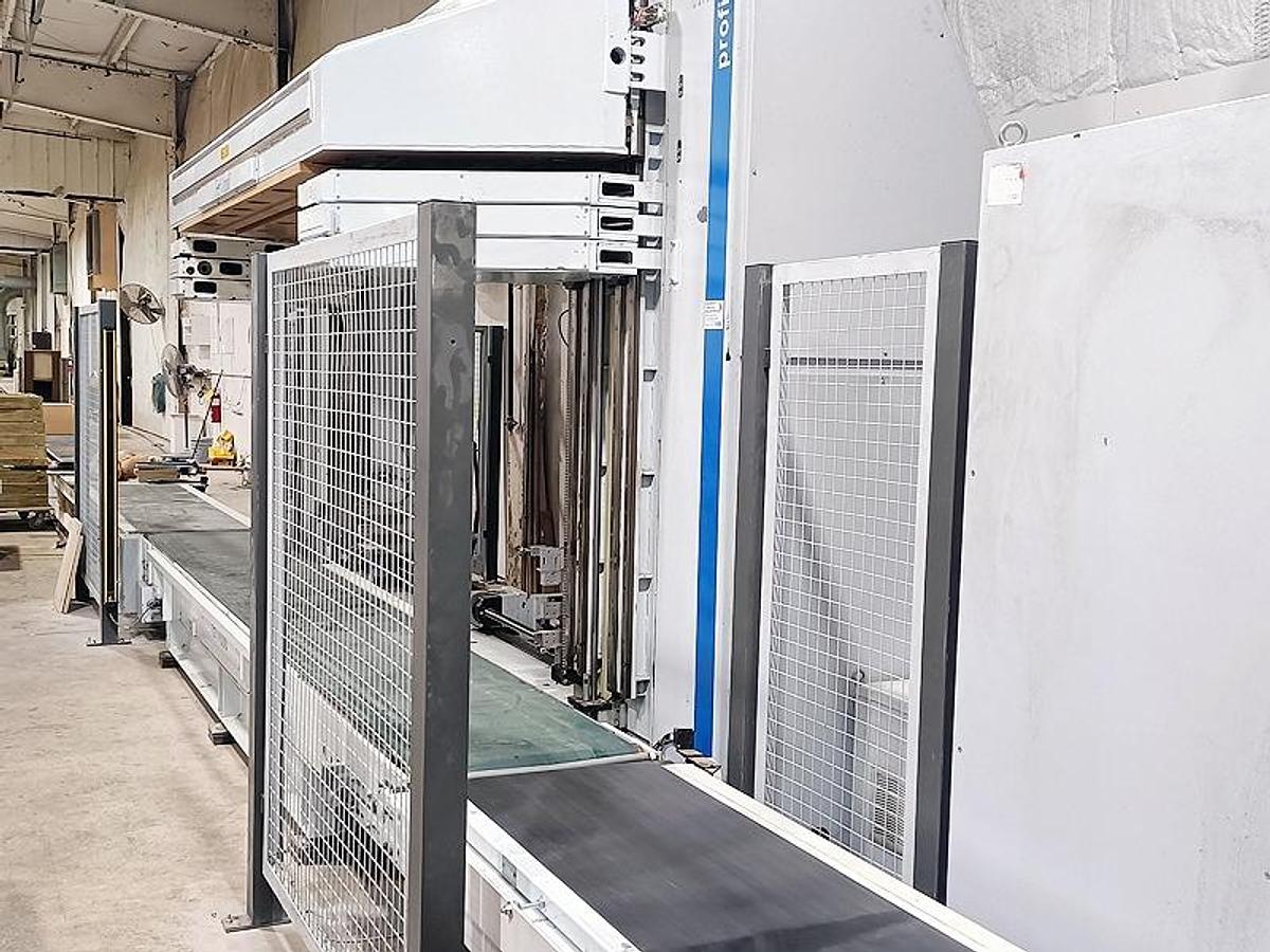 Homag / Ligmatech #MDE-200, Feed Through Case Clamp, 24" x 98.4" x 51.2" capacity, w/ 118" conveyors, Homatic - Image 4