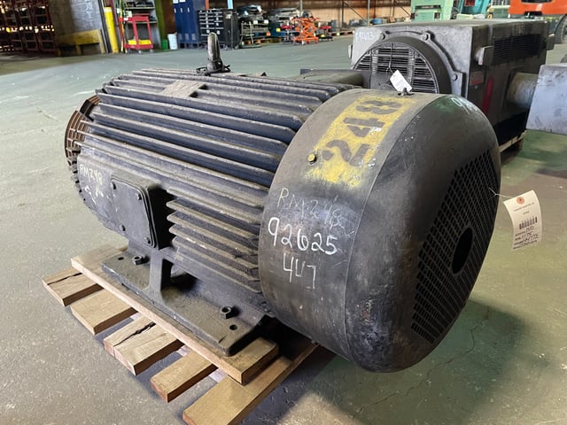 150 HP 1200 RPM Toshiba, Frame 447TZ, TEFC BB, 460 Volts - Image 2