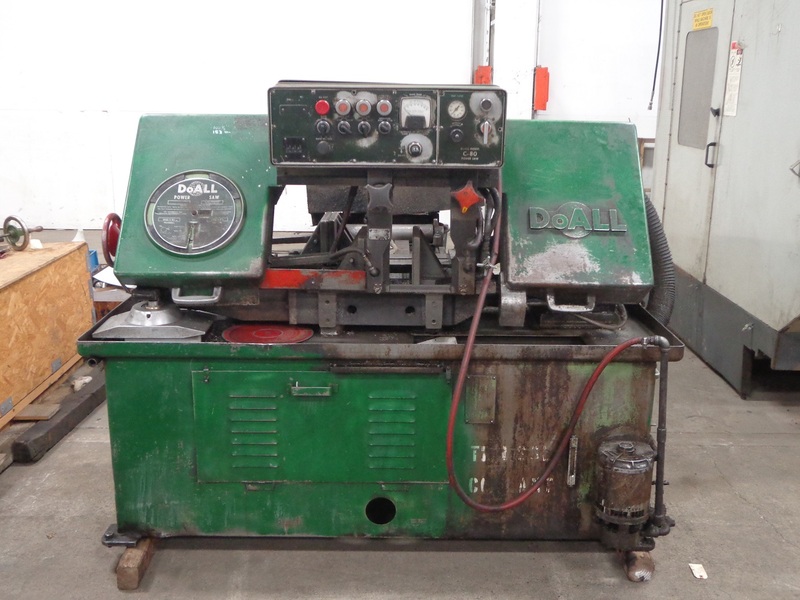 12" x 16" DoAll #C-80, 1" x 144" x .035" blade, feed table - Image 1
