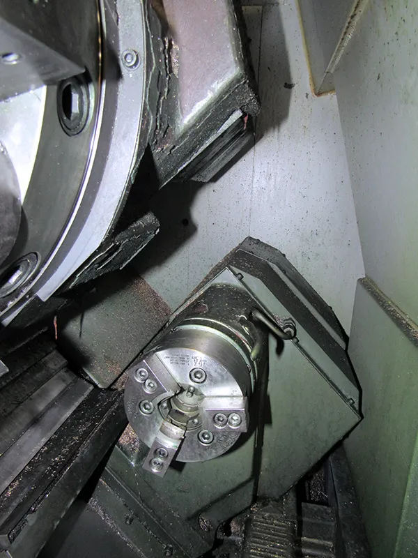 Hyundai Kia #SKT21LMS, CNC lathe, 9.84" chk, 2.559" bore, Fanuc 21i-TB, 2006 - Image 6